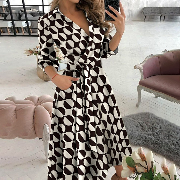 Large black polka dots