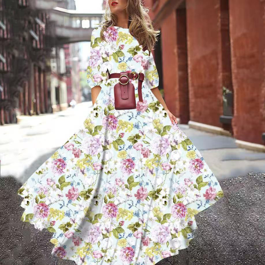 Light purple flowers on white background